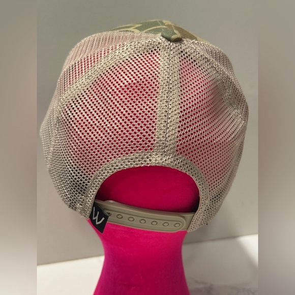 Camo and Tan Mesh Trucker Hat - Picture 3 of 5